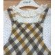 Coco Acqua Winter Baby Girl Set Squared Pinafore