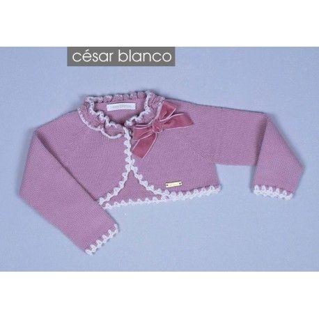 Cesar Blanco Winter Girl Short Jacket Pink Colour