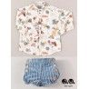 Jose Varon Winter Baby Boy Set Trees