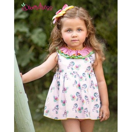 DiverDress Summer Girl Set Unicorns