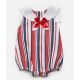 Juliana Summer Baby Boy Romper Nautical with Tie