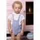 Juliana Summer Baby Boy Set with Romper Elephants