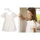 Eve Children Verano Vestido niña Blanco con Rayitas