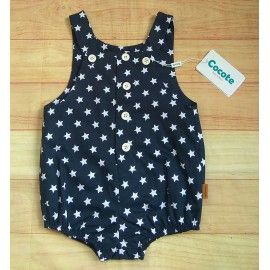 Cocote Summer Baby Boy Romper Stars