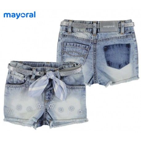 Mayoral Summer Baby Girl Shorts Denim