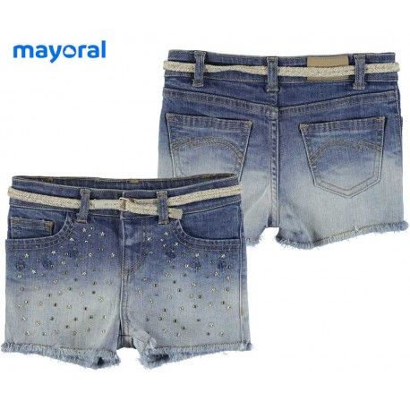 Mayoral Verano Short niña Tejano