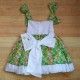 Blanca Valiente Summer Girl Dress Leafs