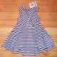 Mayoral Verano Vestido niña Rayas Blanco Marino