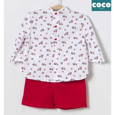 Coco Acqua Summer Boy Set Motorbikes