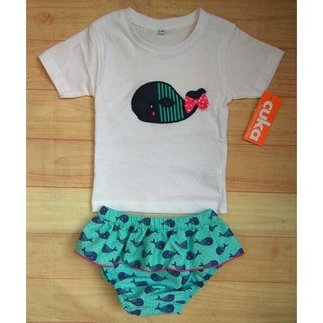 Cuka Verano Ranita Conjunto bebé niña Tarifa