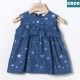 Coco Acqua Summer Baby Girl Dress Denim Stars