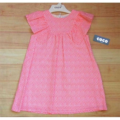 Coco Acqua Summer Girl Coral Dress Spots
