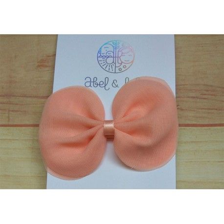 Abel&Lula Pinza niña Fiesta Lazada Voile Salmón Intenso