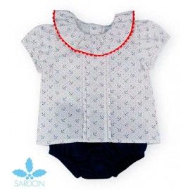 Sardon Verano Conjunto bebé niño Anclas