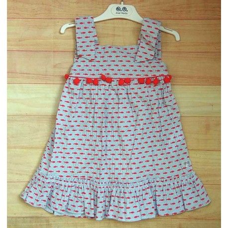 José Varón Summer Girl Dress Fishes