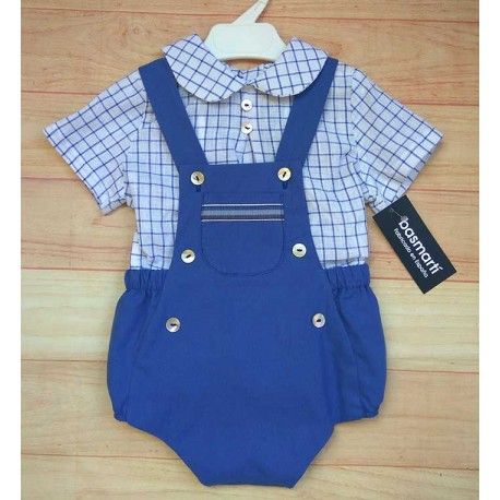 Basmartí Summer Baby Boy Set with Romper Bunbury