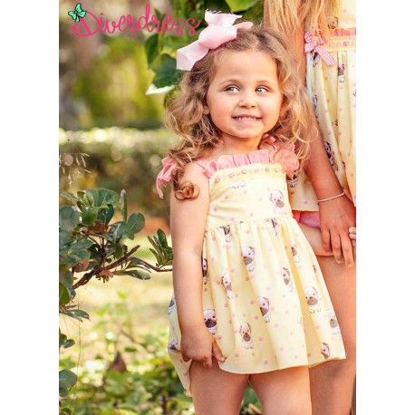 DiverDress Summer Girl Set Pug