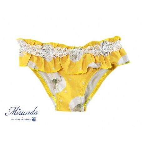 Miranda Summer Girl Swim Knickers Elephants