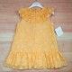 Maalula Verano Vestido niña Mostaza Florecitas