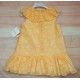 Maalula Summer Girl Dress Ocher and Flowers