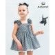Marane Summer Baby Girl Set Black Squares