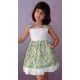 Blanca Valiente Summer Girl Dress Leafs