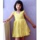 Blanca Valiente Verano Vestido niña Amarillo
