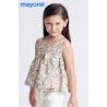 Mayoral Summer Girl Camel Shirt Printed