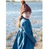Eve Children Winter Girl Dress Blue Duck Denim