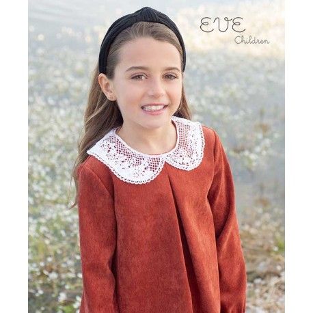 Eve Children Winter Girl Dress Brandy