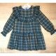Eve Children Winter Girl Dress Blue Duck Squares