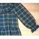 Eve Children Winter Girl Dress Blue Duck Squares