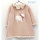 Foque Invierno Vestido bebé niña Rosa Ovejita
