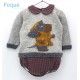 Foque Invierno Conjunto bebé niño Perrito Botánico