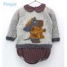 Foque Invierno Conjunto bebé niño Perrito Botánico