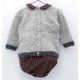 Foque Winter Baby Boy Set Dog Botanico