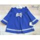 Miranda Invierno Vestido bebé niña Azulón con Lazo