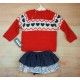 Coco Acqua Invierno Conjunto bebé niña Corazones