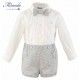 Miranda Invierno Conjunto bebé niño Blanco y Gris