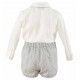 Miranda Invierno Conjunto bebé niño Blanco y Gris