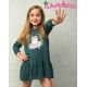 Diverdress Invierno Vestido niña Hedwig Felpa