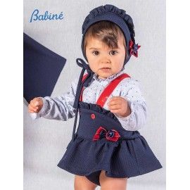 Babiné Invierno Conjunto bebé niña Azul y Marino