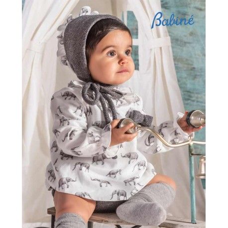 Babine Winter Baby Girl Set Elephants