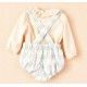 Cocote Winter Baby Boy Set Beige and Blue Squares