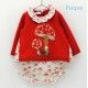 Foque Winter Baby Girl Set Mushrooms