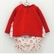 Foque Winter Baby Girl Set Mushrooms