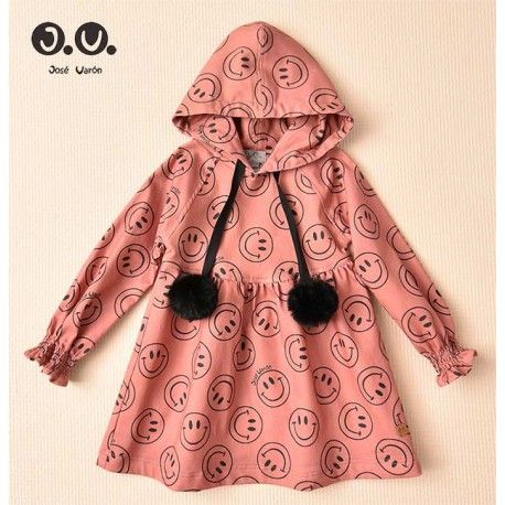José Varón Invierno Vestido niña Caritas Talle Alto