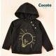 Cocote Invierno Sudadera niño Negra Bombilla