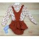Babine Winter Baby Girl Set Foxes