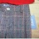 Babiné Invierno Conjunto niño Rojo y Gris Cuadros